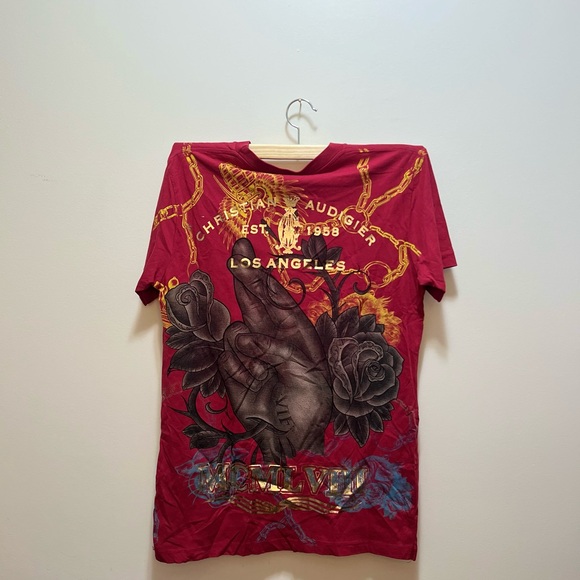 RARE Christian Audigier VIF NEW Tshirt - Picture 3 of 4